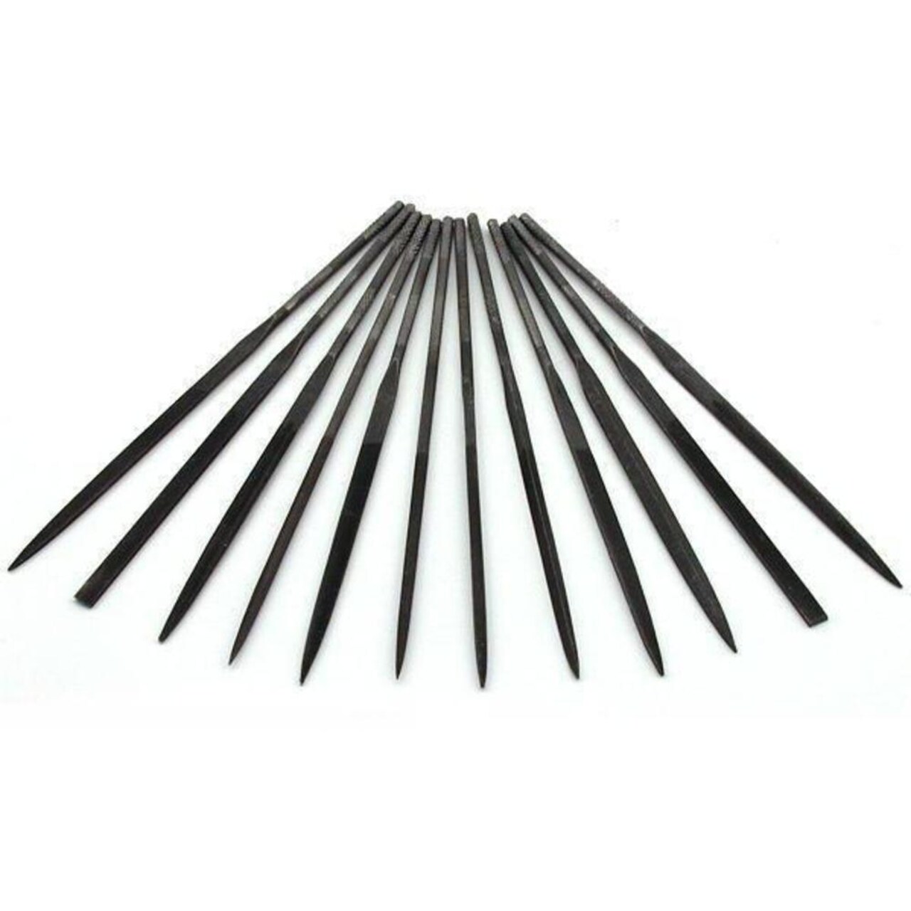 12 Needle Files Jewelers Watchmakers Metal Filing Tool